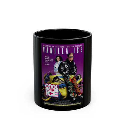 COOL AS ICE 1991 Movie Poster - Black Coffee Mug-11oz-The Sticker Space