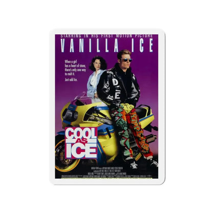 COOL AS ICE 1991 Movie Poster - Refrigerator Magnet 2 Inch - The Sticker Space