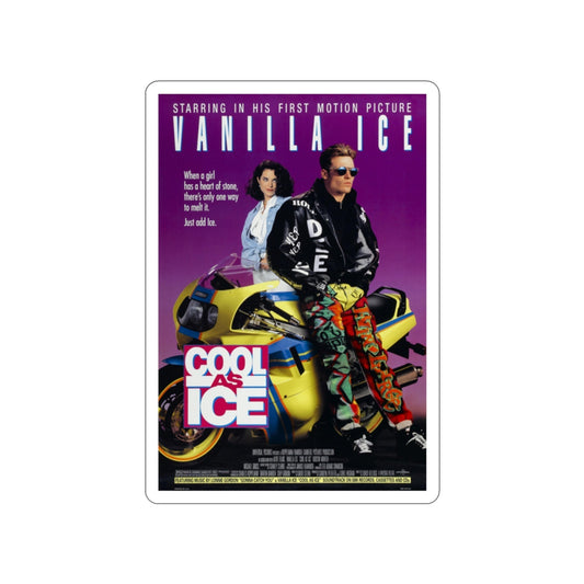 COOL AS ICE 1991 Movie Poster STICKER Vinyl Die-Cut Decal-2 Inch-The Sticker Space