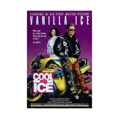 COOL AS ICE 1991 - Paper Movie Poster - The Sticker Space