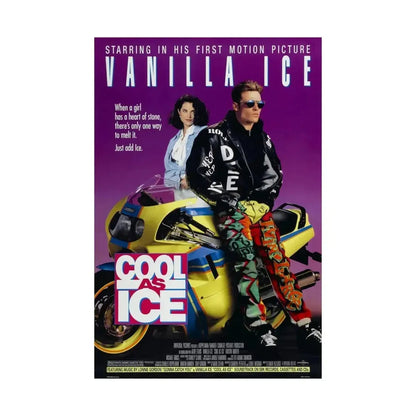 COOL AS ICE 1991 - Paper Movie Poster - The Sticker Space
