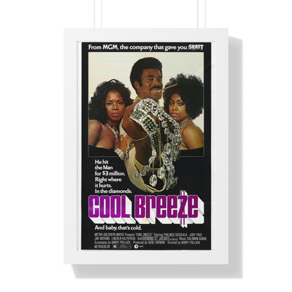 COOL BREEZE 1972 - Framed Movie Poster-16″ x 24″-The Sticker Space