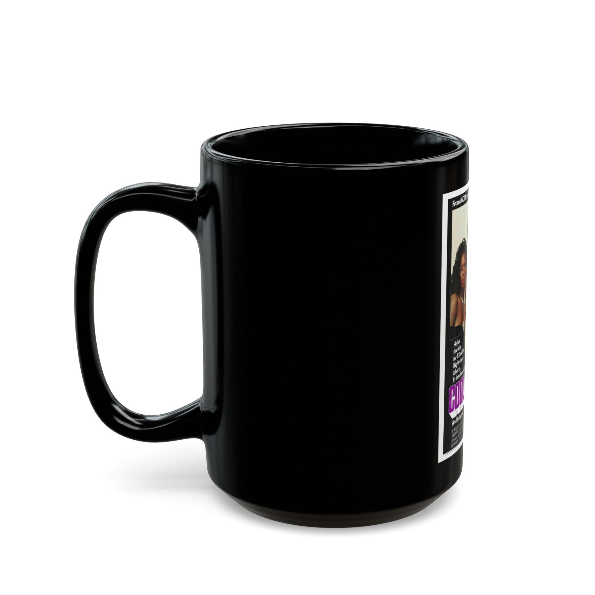 COOL BREEZE 1972 Movie Poster - Black Coffee Mug-The Sticker Space