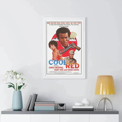 COOL RED 1976 - Framed Movie Poster - The Sticker Space