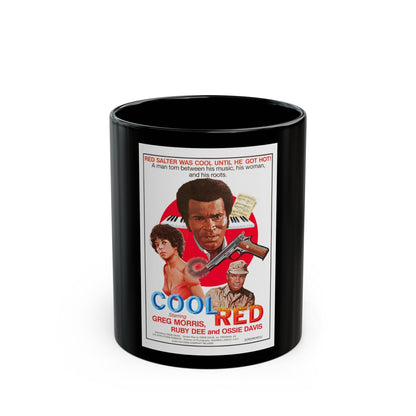 COOL RED 1976 Movie Poster - Black Coffee Mug-11oz-The Sticker Space