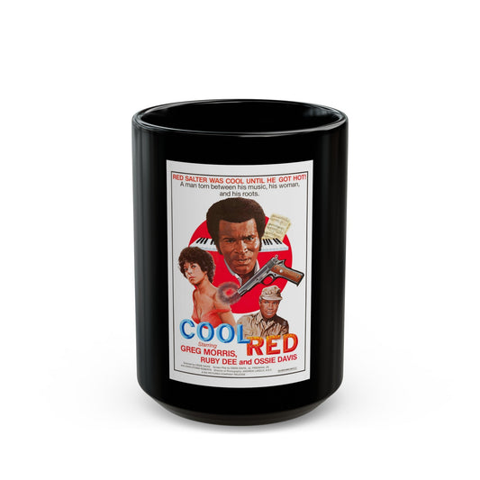 COOL RED 1976 Movie Poster - Black Coffee Mug-15oz-The Sticker Space