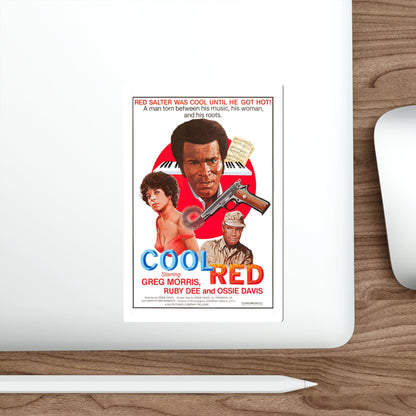 COOL RED 1976 Movie Poster STICKER Vinyl Die-Cut Decal-The Sticker Space