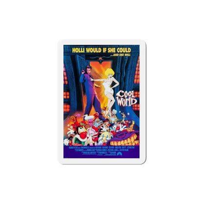 Cool World 1992 2 Movie Poster Refrigerator Magnet 4 Inch - The Sticker Space