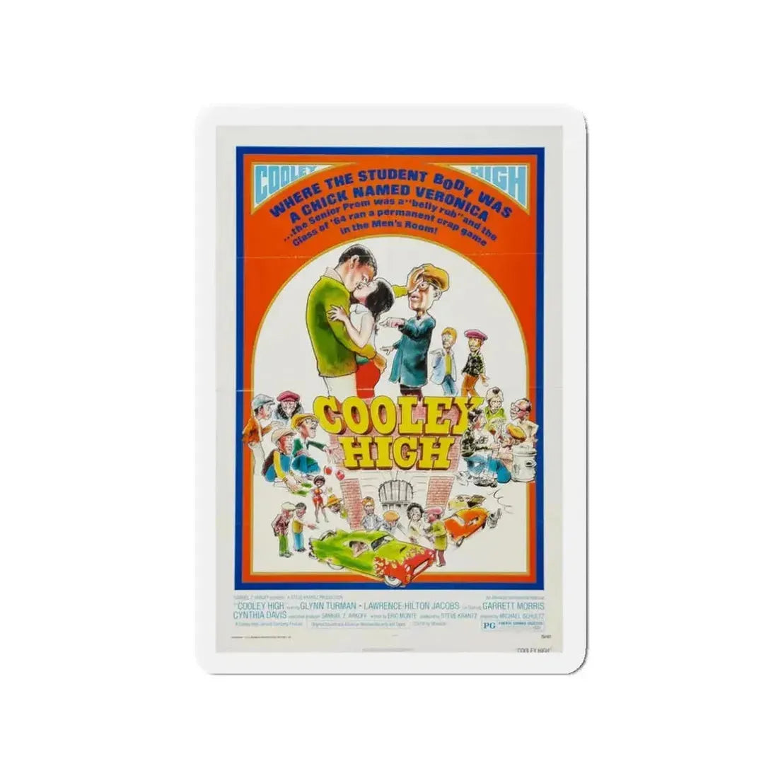 COOLEY HIGH (2) 1975 Movie Poster - Refrigerator Magnet - The Sticker Space