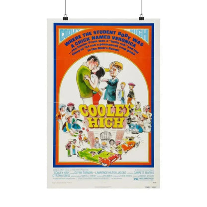 COOLEY HIGH (2) 1975 - Paper Movie Poster 16″ x 24″ Matte - The Sticker Space