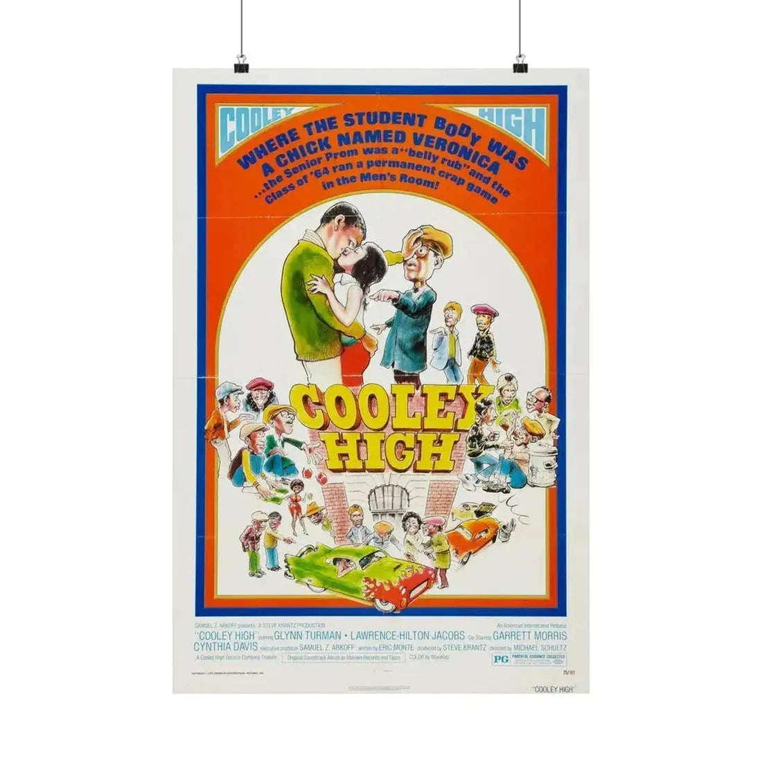 COOLEY HIGH (2) 1975 - Paper Movie Poster 20″ x 30″ Matte - The Sticker Space