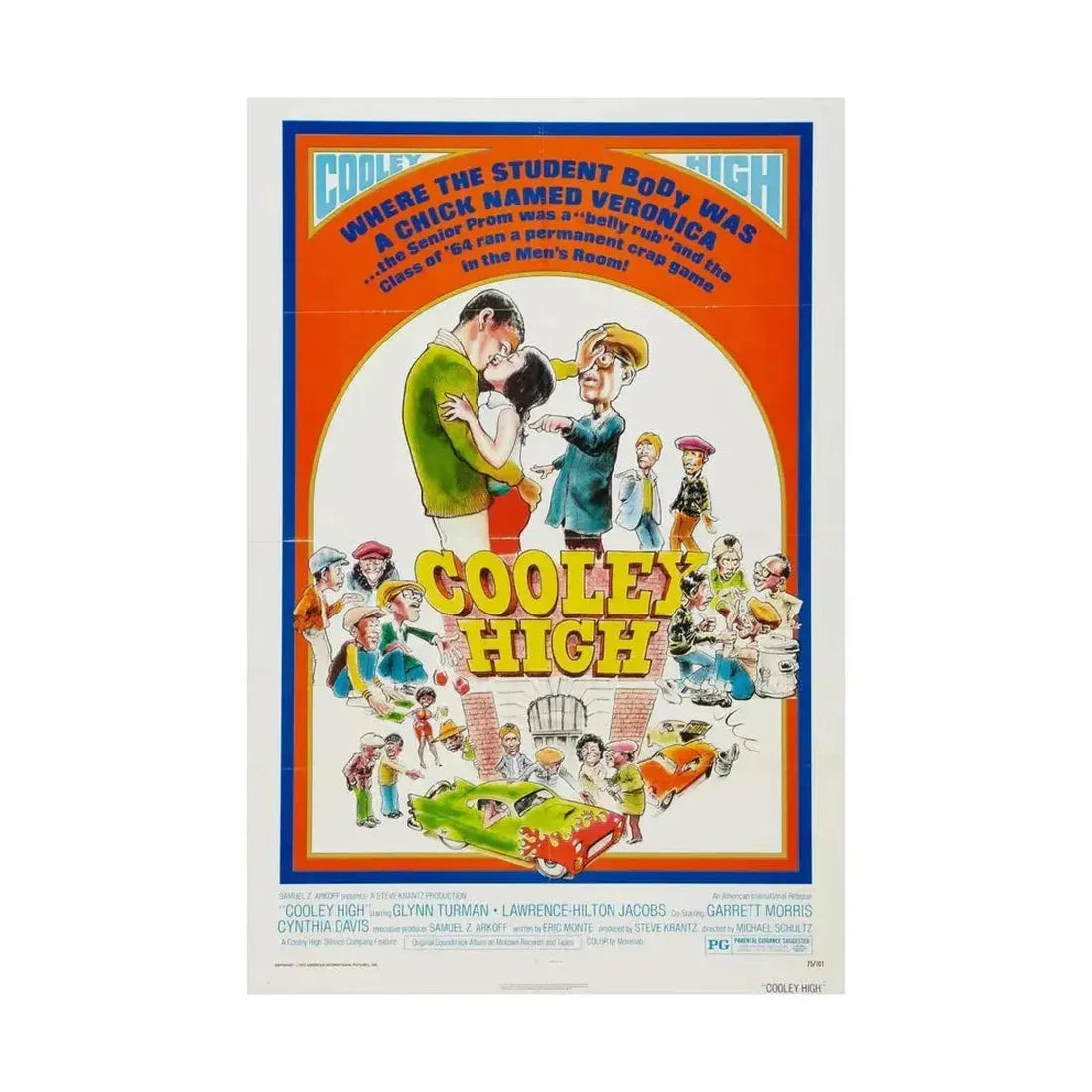 COOLEY HIGH (2) 1975 - Paper Movie Poster - The Sticker Space