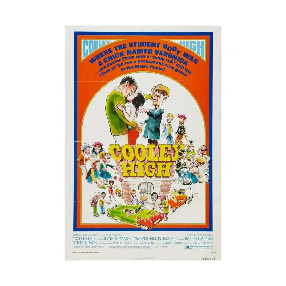COOLEY HIGH (2) 1975 - Paper Movie Poster - The Sticker Space