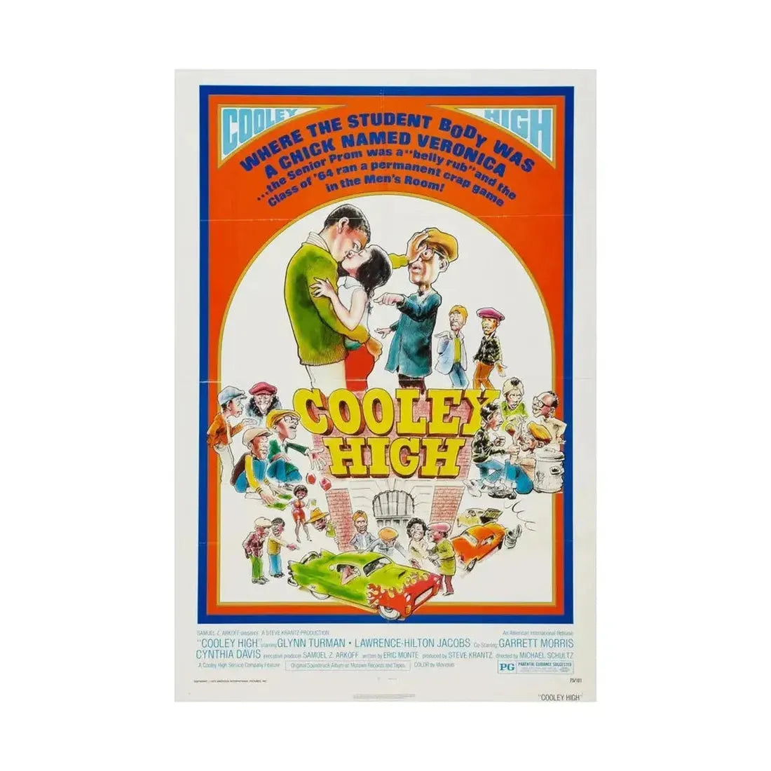 COOLEY HIGH (2) 1975 - Paper Movie Poster - The Sticker Space
