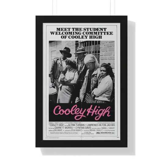 COOLEY HIGH (3) 1975 - Framed Movie Poster 16″ x 24″ Black - The Sticker Space