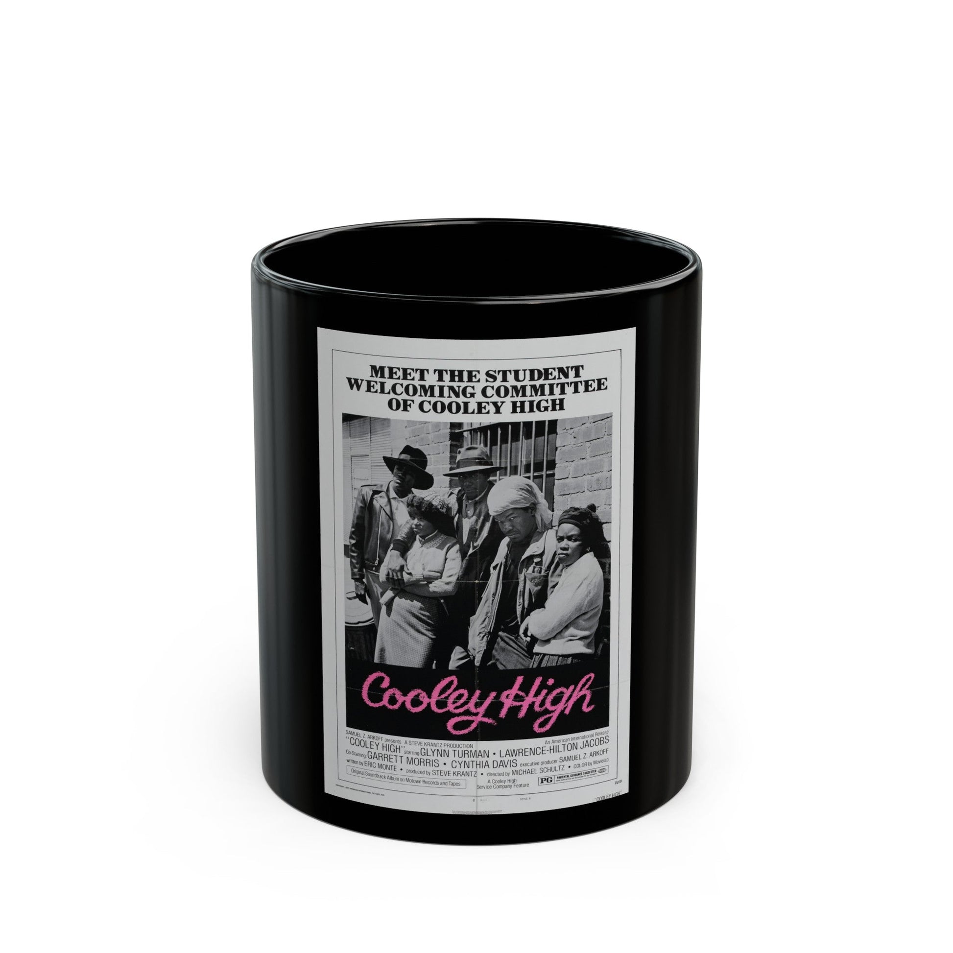 COOLEY HIGH (3) 1975 Movie Poster - Black Coffee Mug-11oz-The Sticker Space