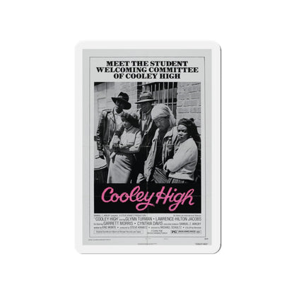 COOLEY HIGH (3) 1975 Movie Poster - Die-Cut Magnet-4" x 4"-The Sticker Space