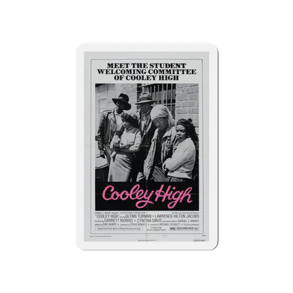 COOLEY HIGH (3) 1975 Movie Poster - Die-Cut Magnet-6 × 6"-The Sticker Space