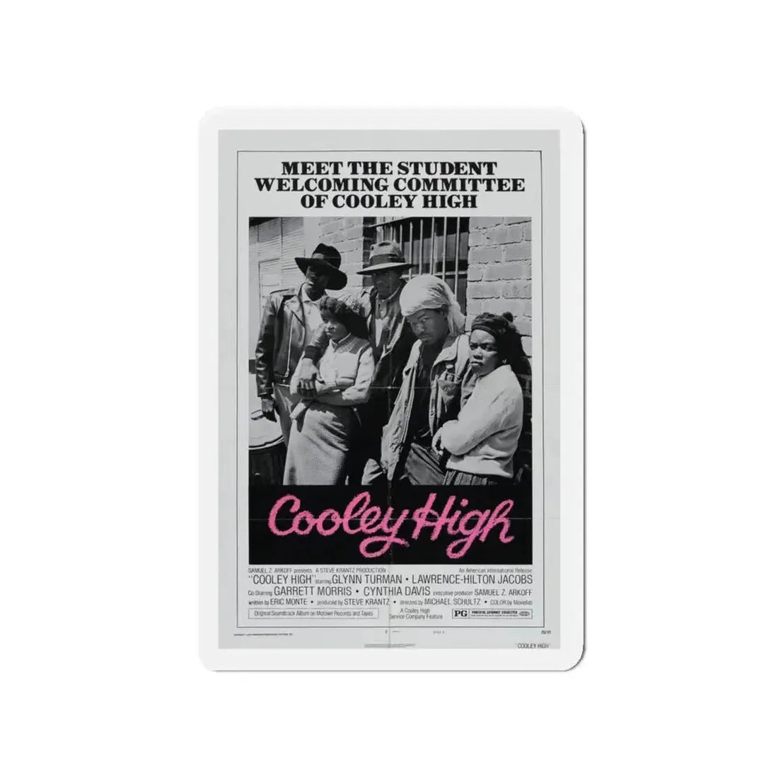 COOLEY HIGH (3) 1975 Movie Poster - Refrigerator Magnet 4 Inch - The Sticker Space