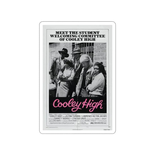 COOLEY HIGH (3) 1975 Movie Poster STICKER Vinyl Die-Cut Decal 2 Inch - The Sticker Space