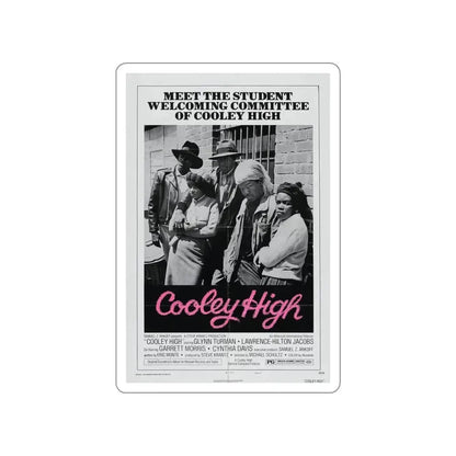 COOLEY HIGH (3) 1975 Movie Poster STICKER Vinyl Die-Cut Decal 6 Inch - The Sticker Space