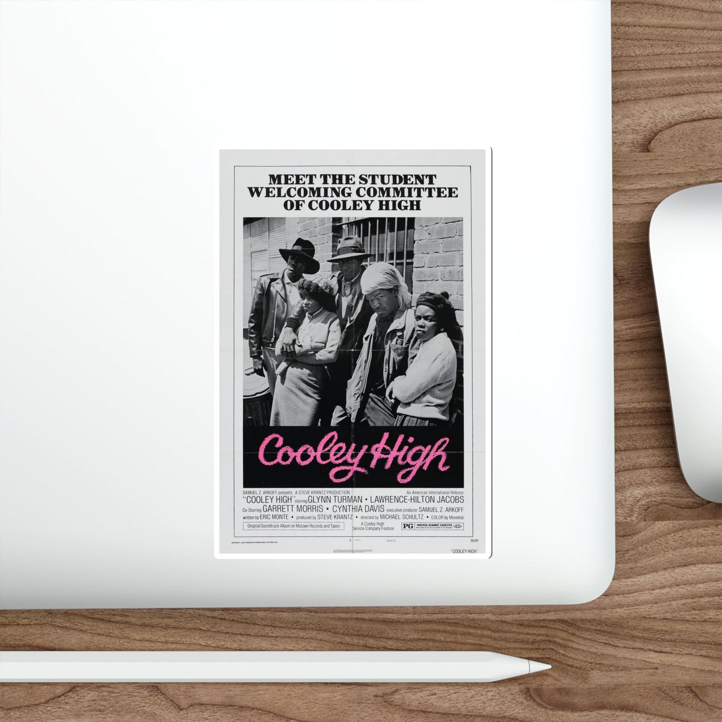 COOLEY HIGH (3) 1975 Movie Poster STICKER Vinyl Die-Cut Decal-The Sticker Space