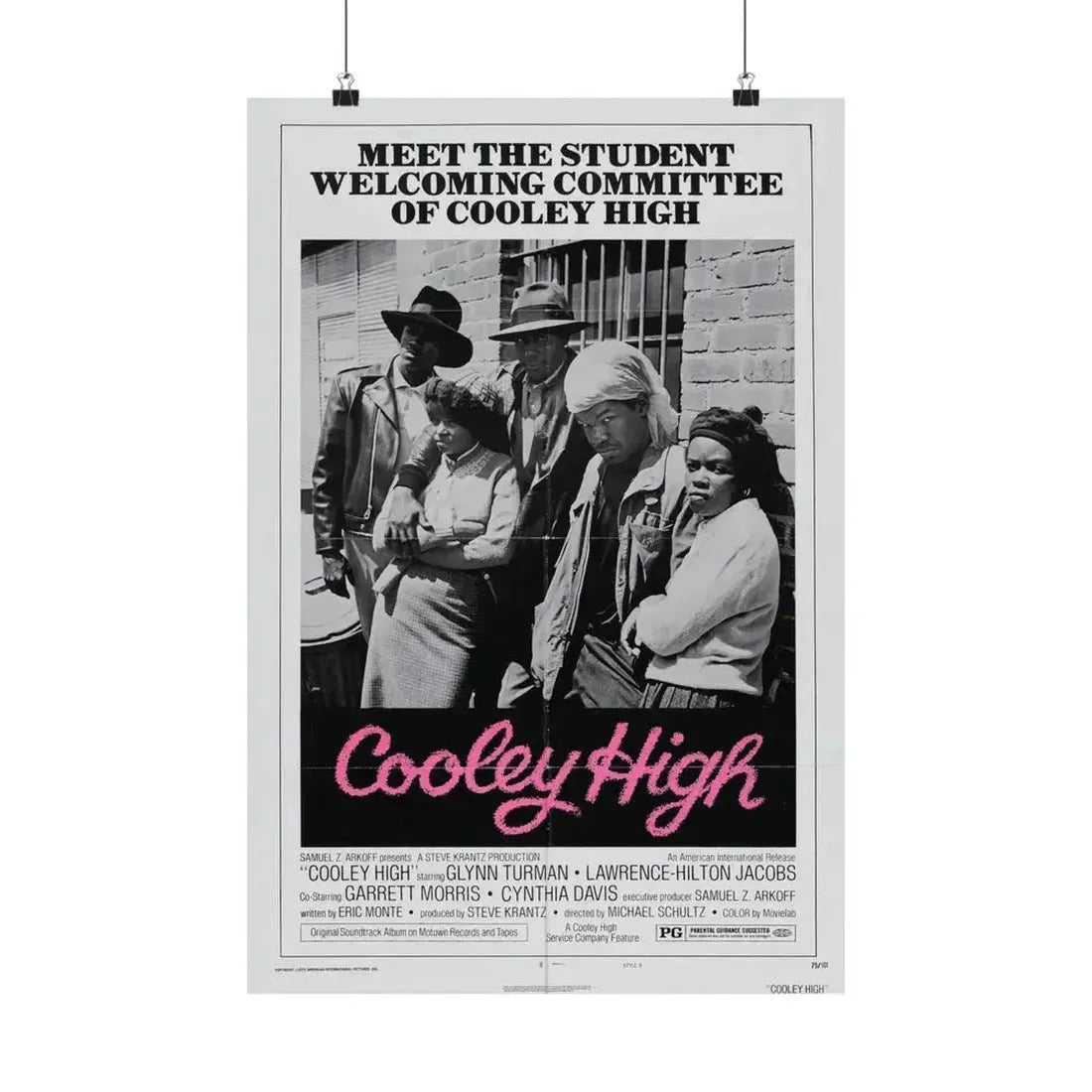 COOLEY HIGH (3) 1975 - Paper Movie Poster - The Sticker Space