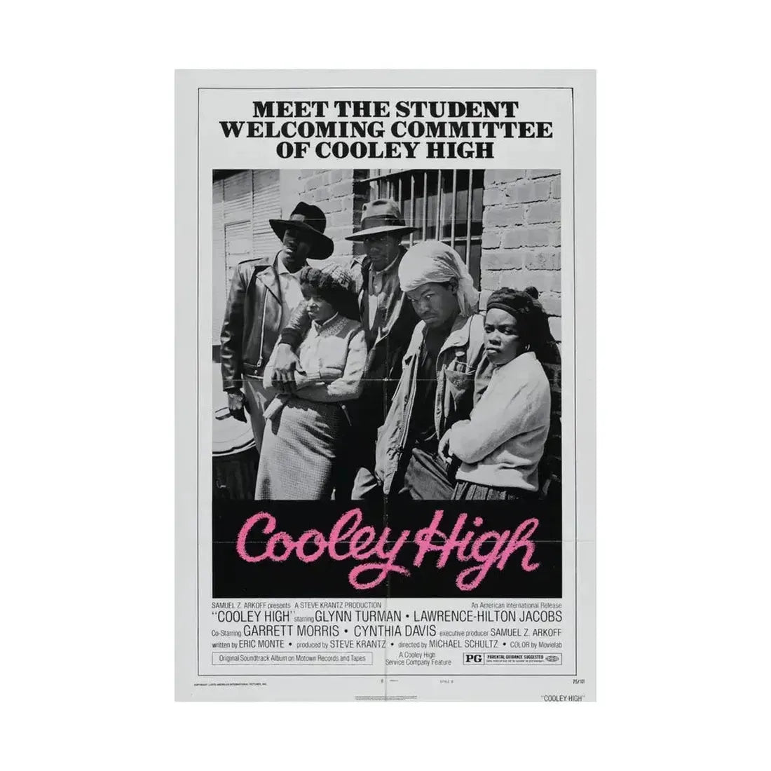 COOLEY HIGH (3) 1975 - Paper Movie Poster - The Sticker Space