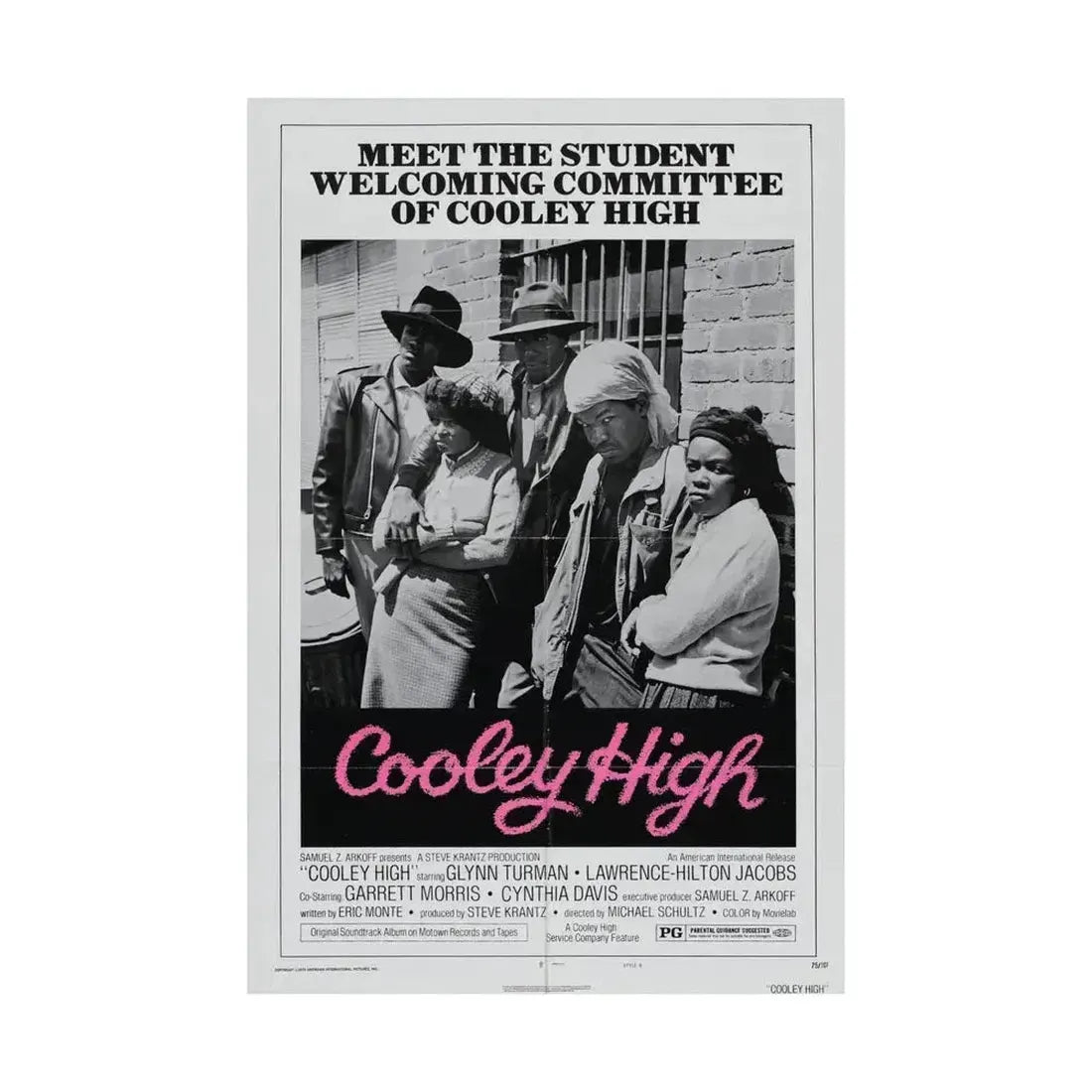 COOLEY HIGH (3) 1975 - Paper Movie Poster - The Sticker Space