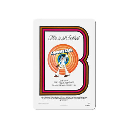 COONSKIN 1975 Movie Poster - Refrigerator Magnet 5 Inch - The Sticker Space