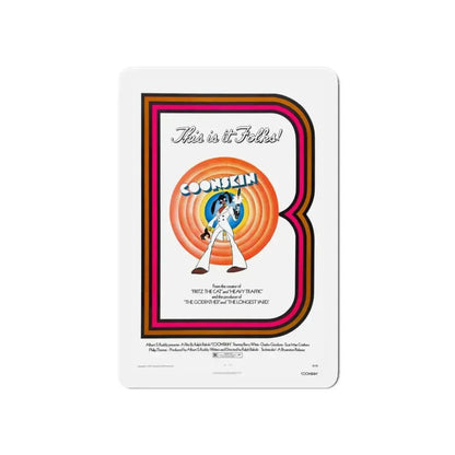COONSKIN 1975 Movie Poster - Refrigerator Magnet 6 Inch - The Sticker Space