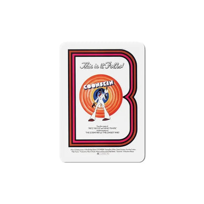 Coonskin 1975 Movie Poster Refrigerator Magnet 6 Inch - The Sticker Space