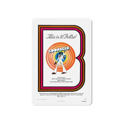 COONSKIN 1975 Movie Poster - Refrigerator Magnet - The Sticker Space