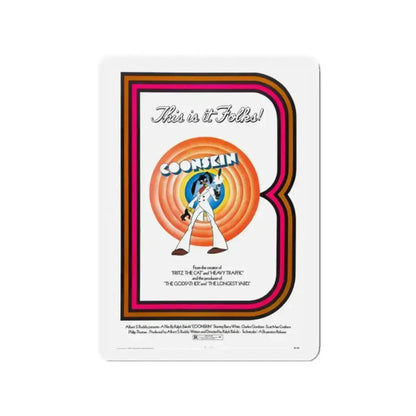 COONSKIN 1975 Movie Poster - Refrigerator Magnet - The Sticker Space