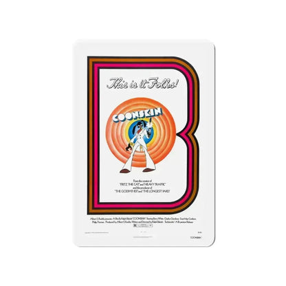 COONSKIN 1975 Movie Poster - Refrigerator Magnet - The Sticker Space