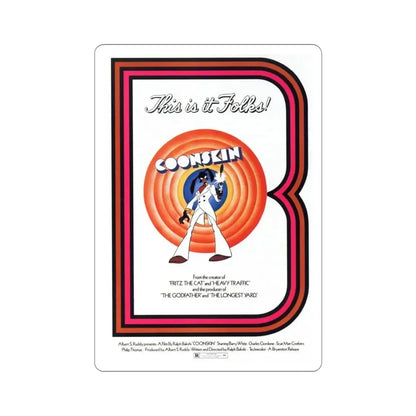 Coonskin 1975 Movie Poster STICKER Vinyl Die-Cut Decal - The Sticker Space