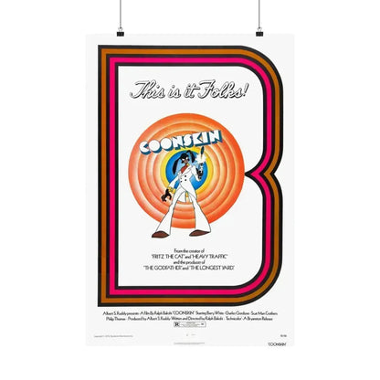 COONSKIN 1975 - Paper Movie Poster 20″ x 30″ Matte - The Sticker Space