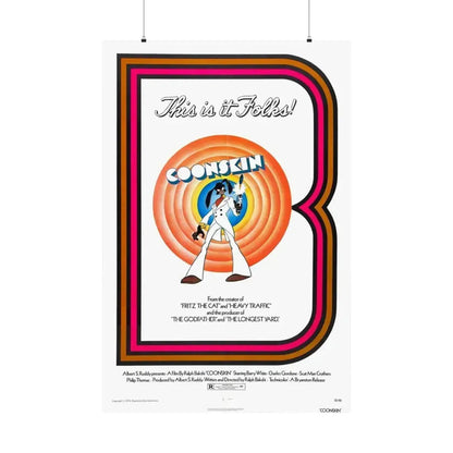 COONSKIN 1975 - Paper Movie Poster - The Sticker Space