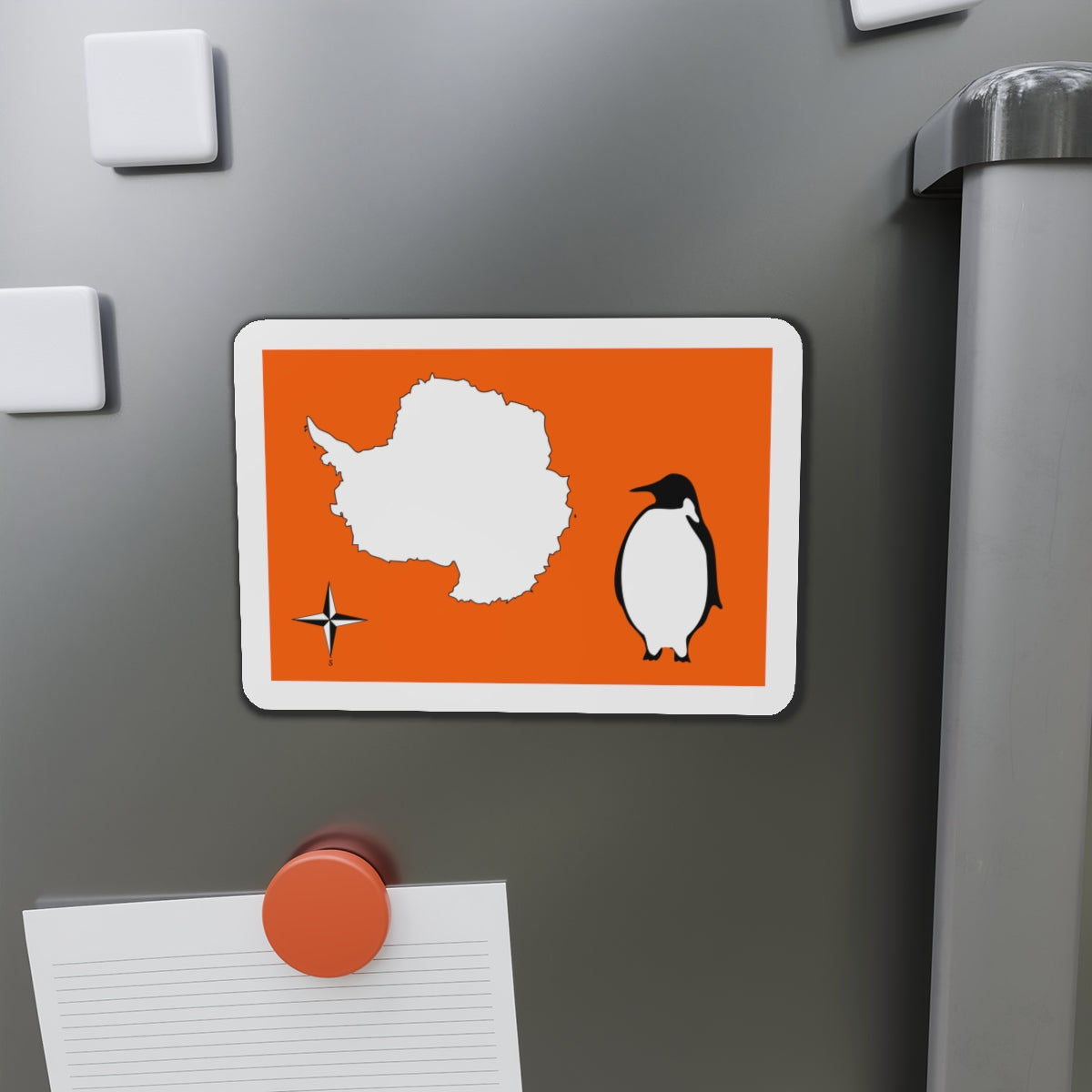 Cooper & Tucker’s Antarctica Flag Proposal - Die-Cut Magnet-The Sticker Space