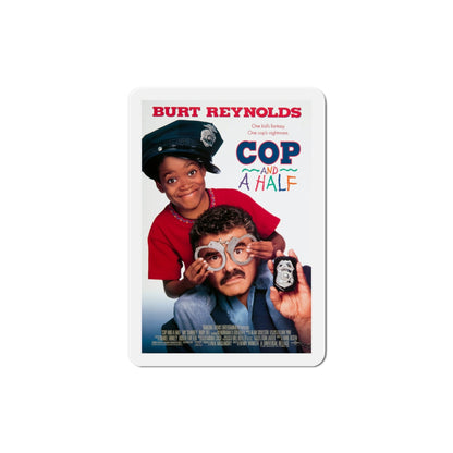 Cop and a Half 1993 Movie Poster Die-Cut Magnet-4" x 4"-The Sticker Space