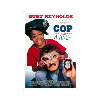 Cop and a Half 1993 Movie Poster STICKER Vinyl Die-Cut Decal 5 Inch - The Sticker Space