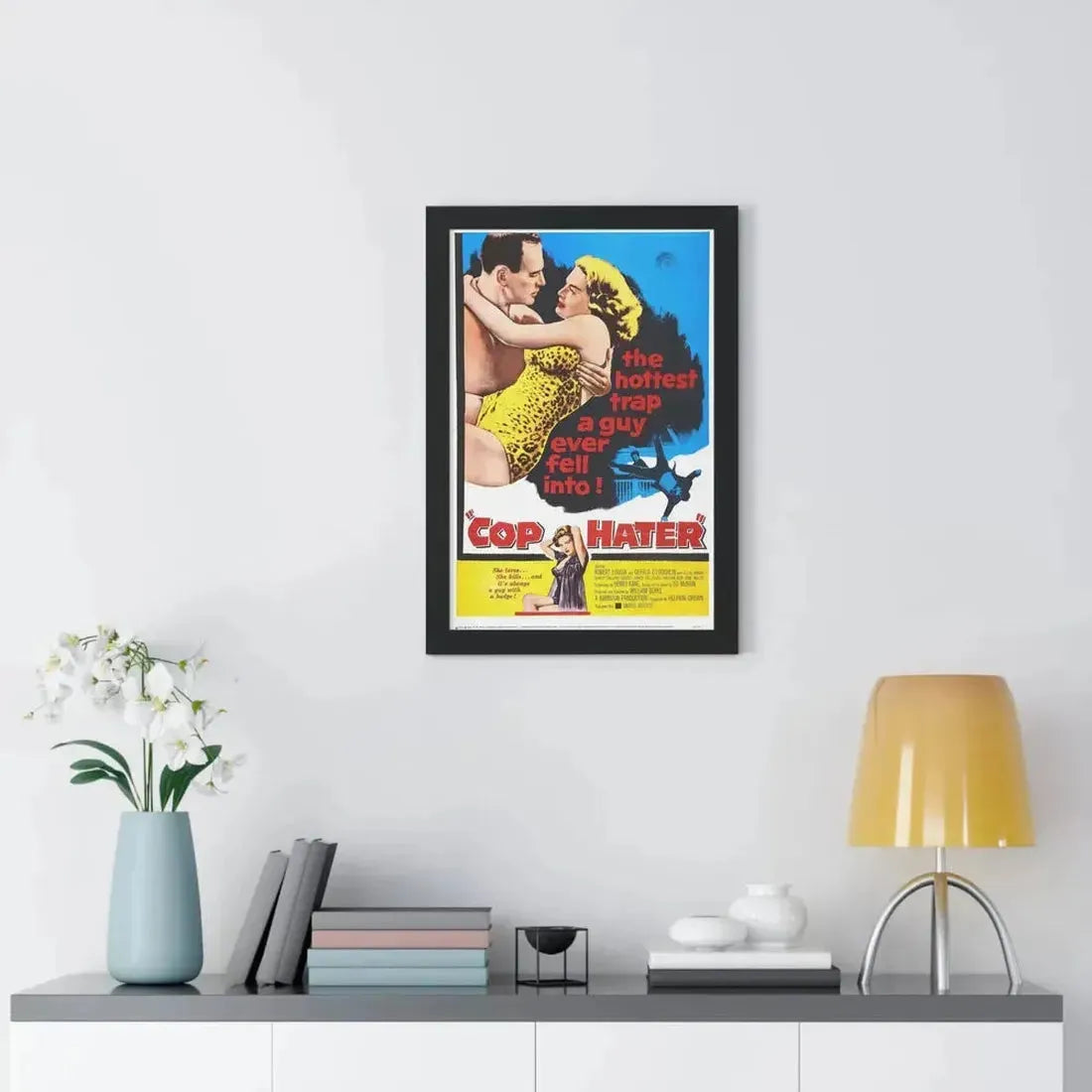 COP HATER 1958 - Framed Movie Poster - The Sticker Space