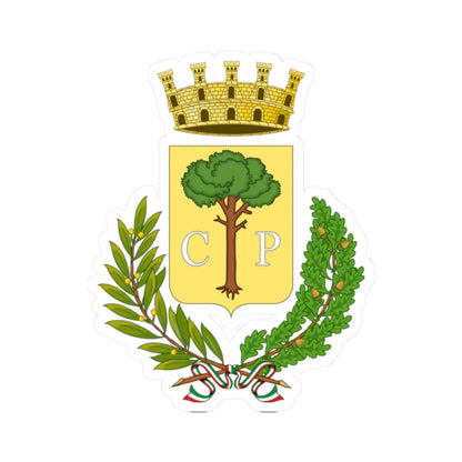 Copertino-Stemma (Italy) (Coat of Arms) STICKER Vinyl Kiss-Cut Decal 2 Inch White - The Sticker Space