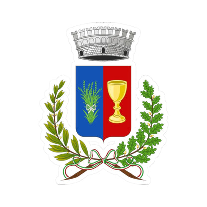 Copparo-Stemma (Italy) (Coat of Arms) STICKER Vinyl Kiss-Cut Decal 2 Inch White - The Sticker Space