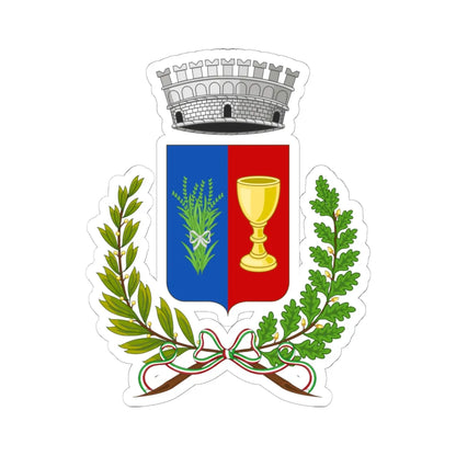 Copparo-Stemma (Italy) (Coat of Arms) STICKER Vinyl Kiss-Cut Decal 6 Inch White - The Sticker Space