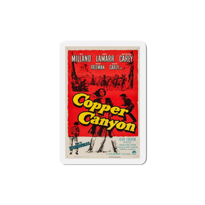 Copper Canyon 1950 Movie Poster Die-Cut Magnet-5" x 5"-The Sticker Space