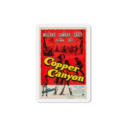 Copper Canyon 1950 Movie Poster Refrigerator Magnet 3 Inch - The Sticker Space