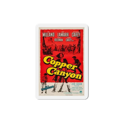 Copper Canyon 1950 Movie Poster Refrigerator Magnet 4 Inch - The Sticker Space