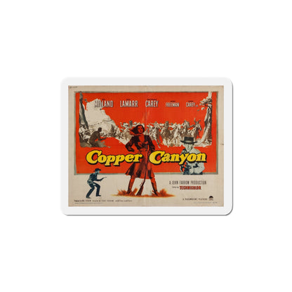 Copper Canyon 1950 v2 Movie Poster Die-Cut Magnet-6 Inch-The Sticker Space