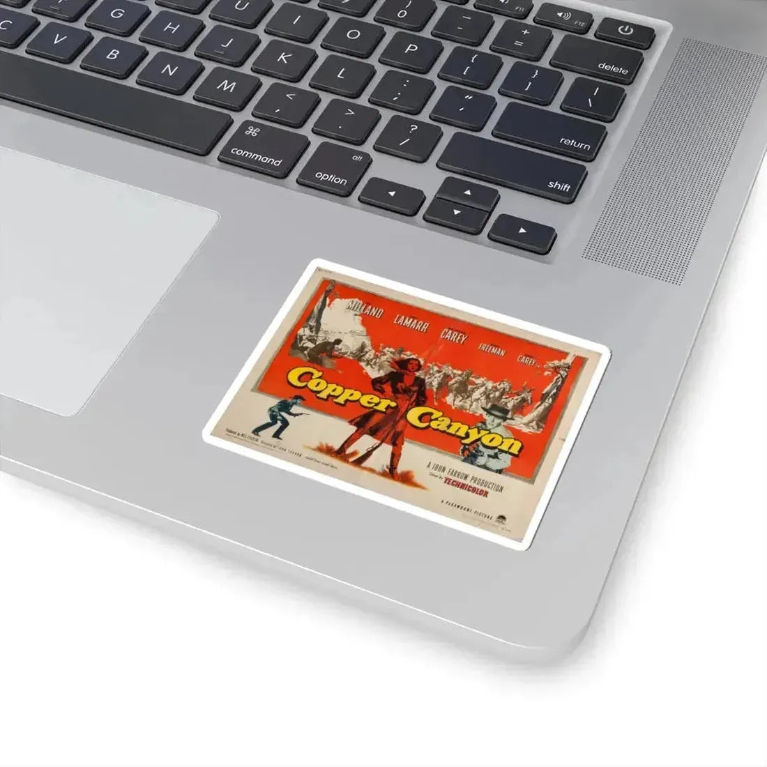 Copper Canyon 1950 v2 Movie Poster - STICKER Vinyl Kiss-Cut Decal - The Sticker Space